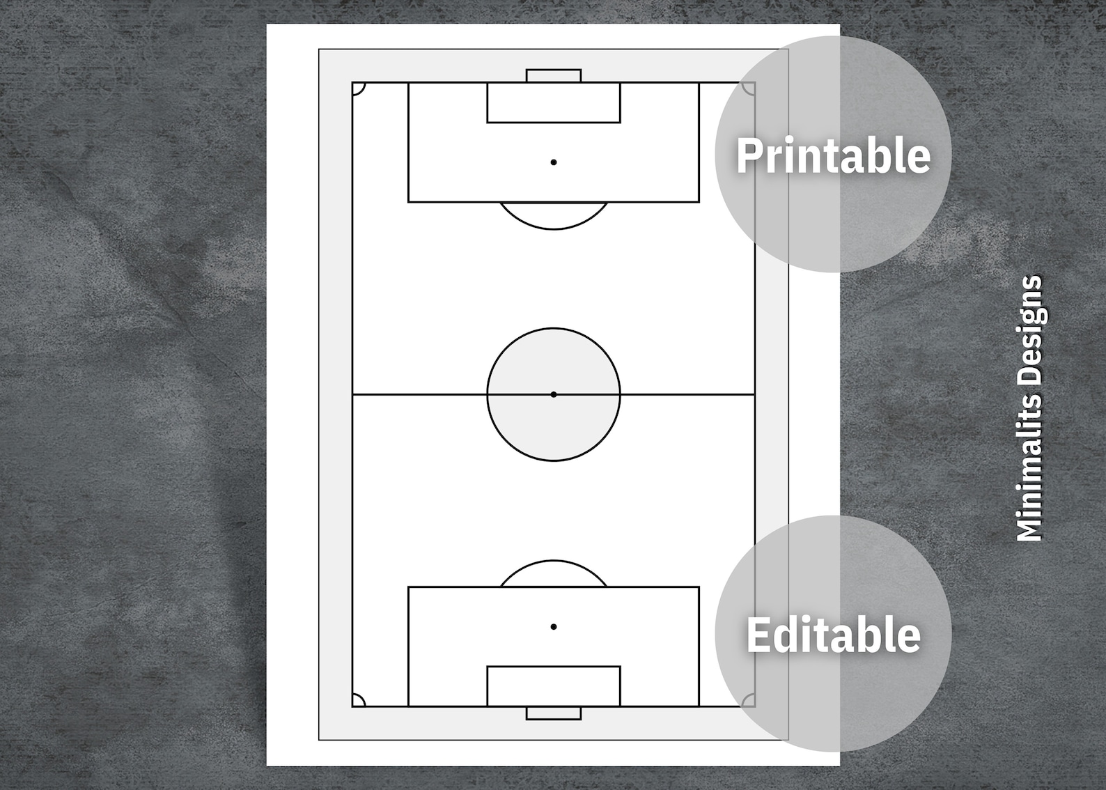 Football Playbook Template, Printable Blank Soccer Diagrams, Canva Football Playbook Template, Printable Blank Soccer Diagrams, Canva