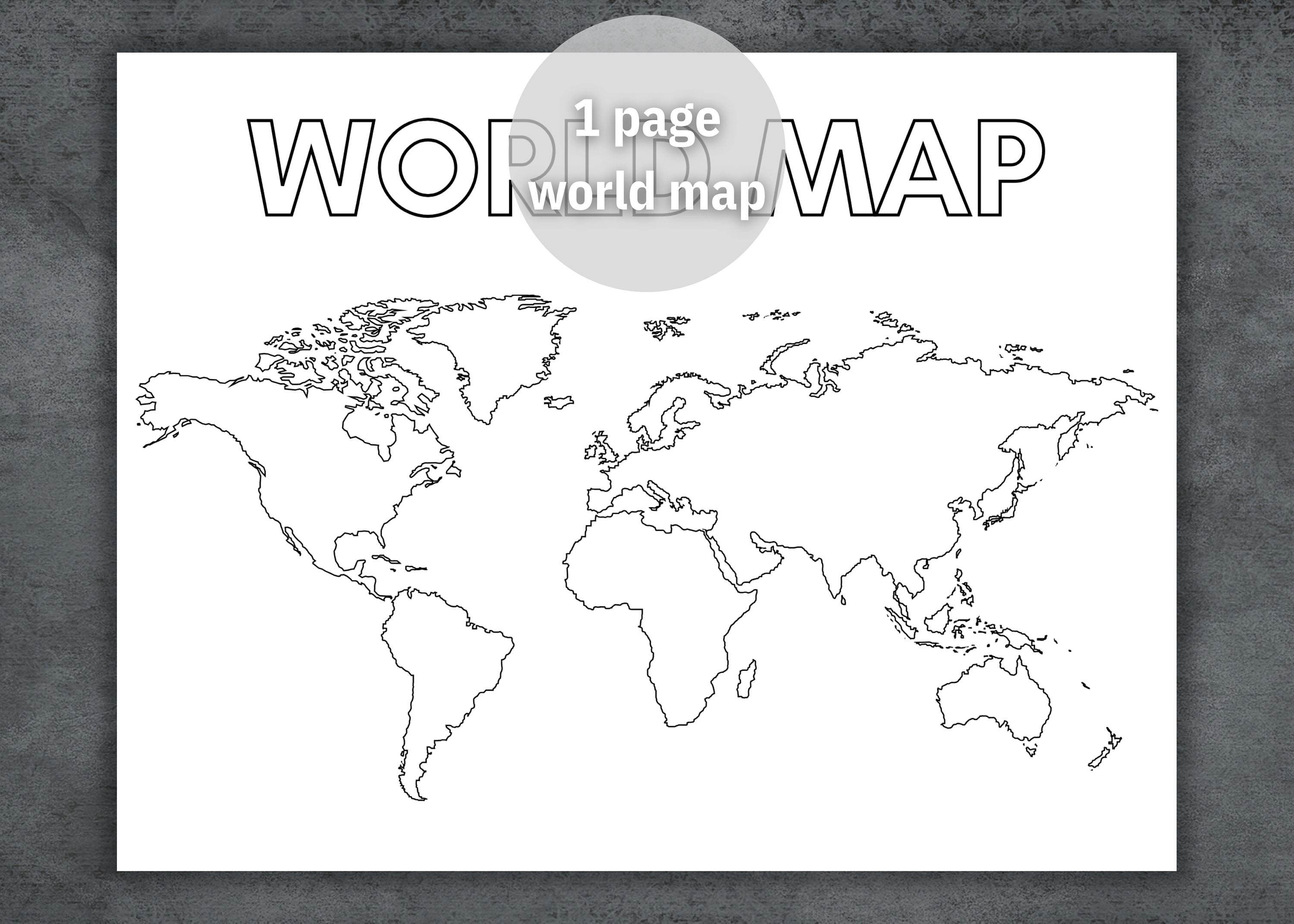 Continents Coloring Pages World Map Coloring Pages Printable Map