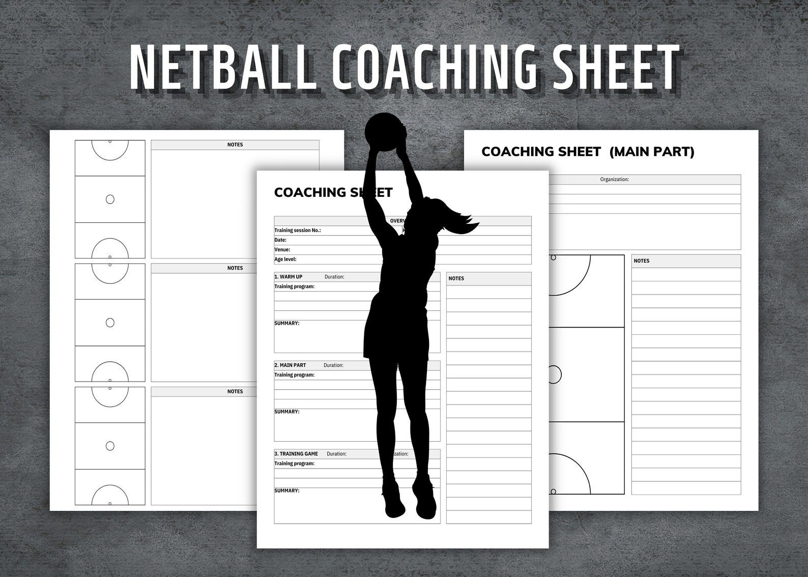 Netball Coaching Sheet, Netball Practice Plan, Netball Game Day ...