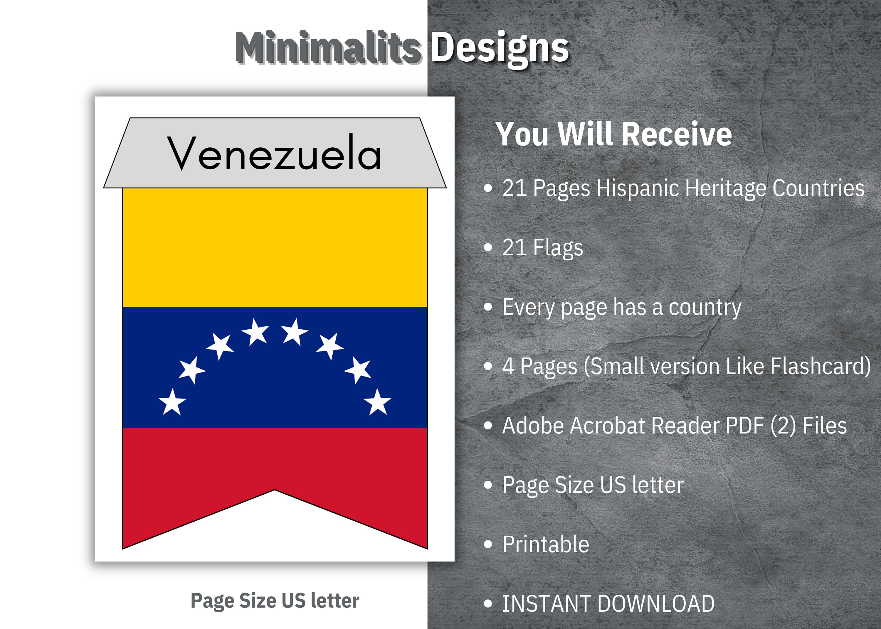 Hispanic Heritage Month, Printable Hispanic Country Flags, Celebrate ...