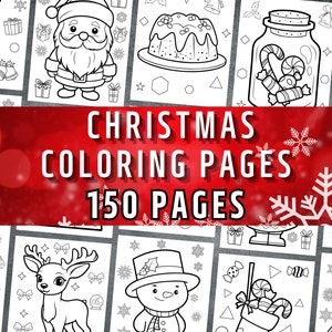 Christmas Coloring Pages, Kids Coloring Pages, Printable Christmas Coloring, Christmas Activity, Xmas Activity For Kids, Holiday Coloring