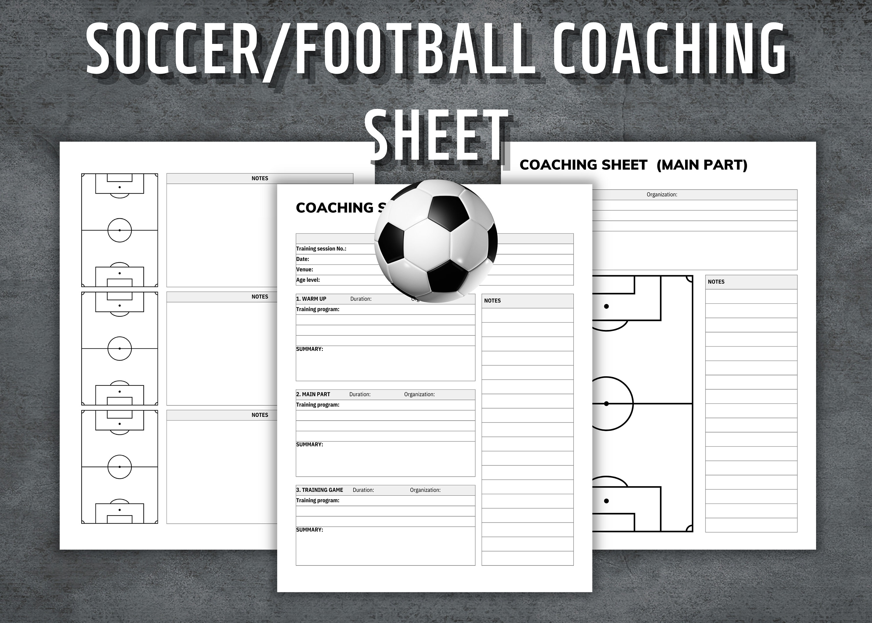 Soccer Coaching Sheet Football Coaching Sheet Soccer Practice Plan 