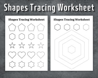 Shapes Tracing Worksheet, Basic Shape Pages, Geometric Shapes, Printable Shapes Tracing, 15 Basic Shape, Shapes Coloring Pages
