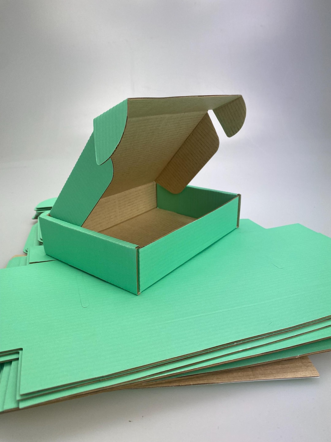 15 X Green Corrugated Cardboard Shipping Boxes, Royal Mail Small Parcel ...