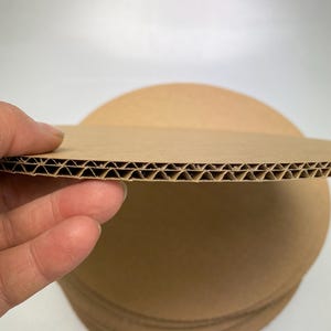 28 cm  BC corrugated cardboard circle, 20 pcs