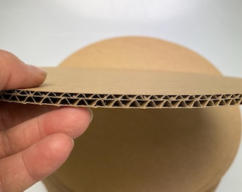 28 cm  BC corrugated cardboard circle, 20 pcs