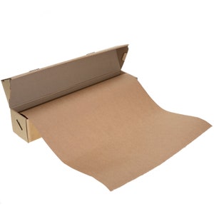 Rotolo di carta kraft marrone ZeZaZu - 45 cm x 30,5 m - 100 g, ideale per imballaggio, trasloco, confezionamento regalo, posta, spedizione, pacchi, artigianato