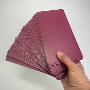 30 pcs corrugated cardboard cards , 10x19.1cm