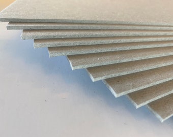 15 stuks Greyboard-kaarten 18 cm x 18 cm 2 mm dikte Vellen - voor handwerk, kunst en verpakking