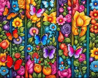 洋書　Flowers & Imagination Puzzle Floral Symphony No. 6: Premium 500 and 1000 Piece