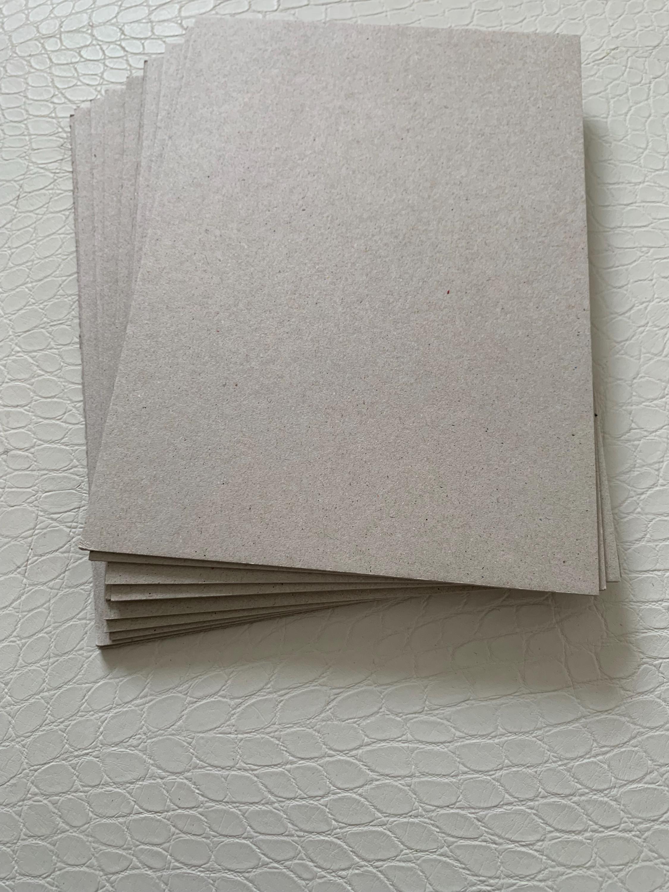 DJP Cartoncino grigio A4 da 2 mm, spessore 2000 micron, extra spesso, 10 fogli A4