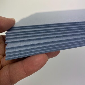 10 piezas de cartulina gris azul A4 de 29,7 cm x 21,0 cm (11,69 x 8,26 pulgadas) y 1,9 mm de grosor. Hojas para manualidades, artes y embalajes.