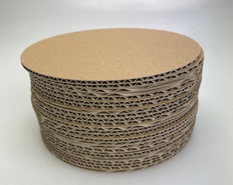 15 cm (Pack of 30 pcs) Corrugated Cardboard Circles