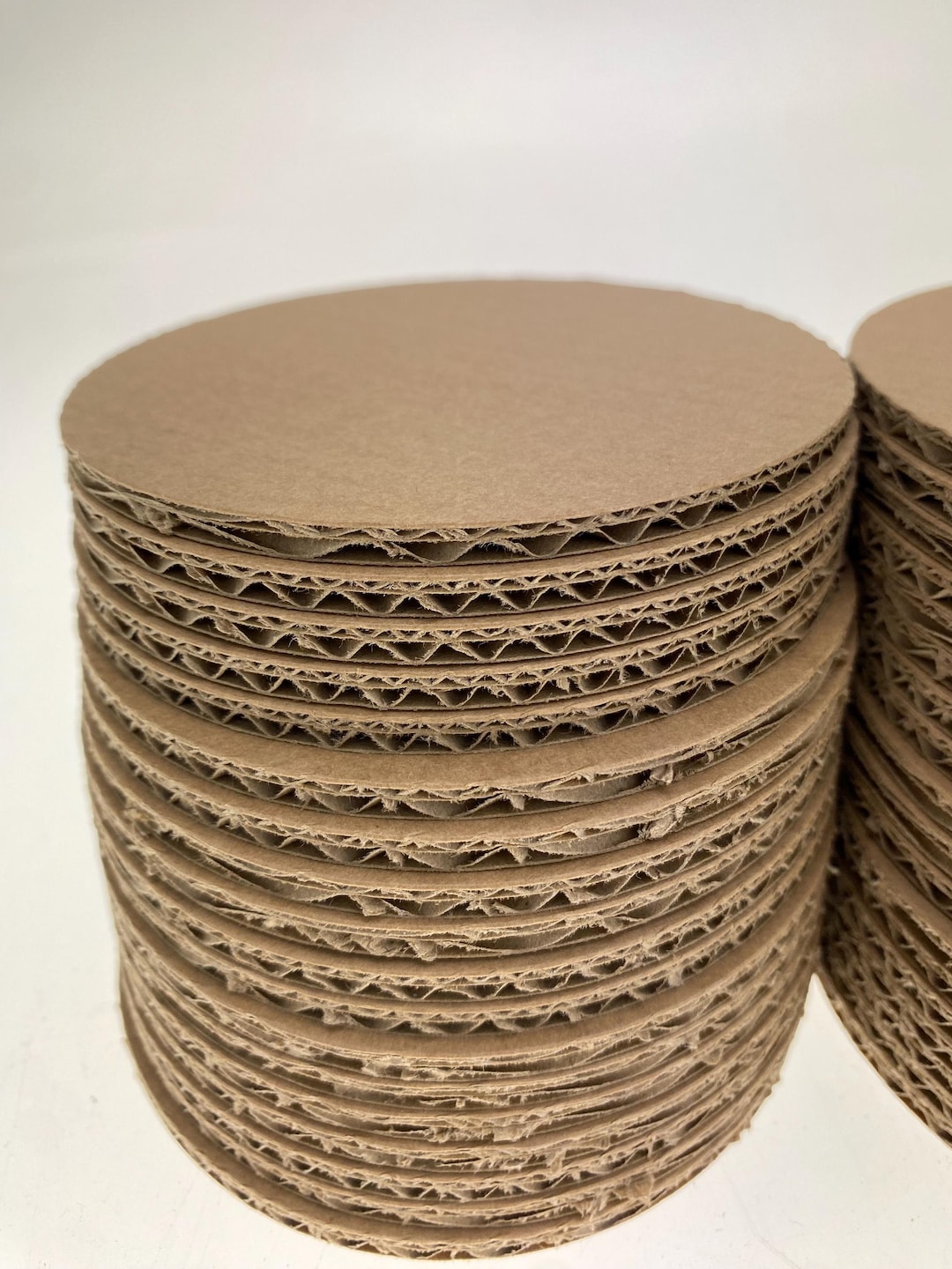 10 Cm (pack of 30 Pcs) Be-flute Corrugated Cardboard Circles - Etsy
