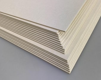 Fogli di cartone per sottobicchieri formato A4: cartoncino non patinato spesso 2 mm - 18 pezzi