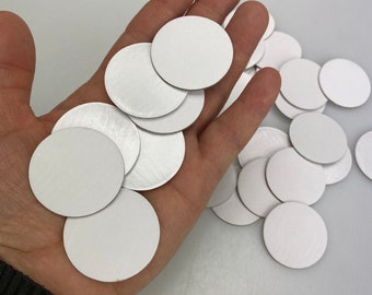White Corrugated Cardboard Circles (38mm, 300 Pcs)
