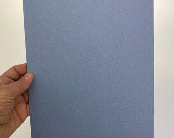 10-delige A4 PUZZEL blauw grijs karton: knutselkaarten van 1,9 mm dik