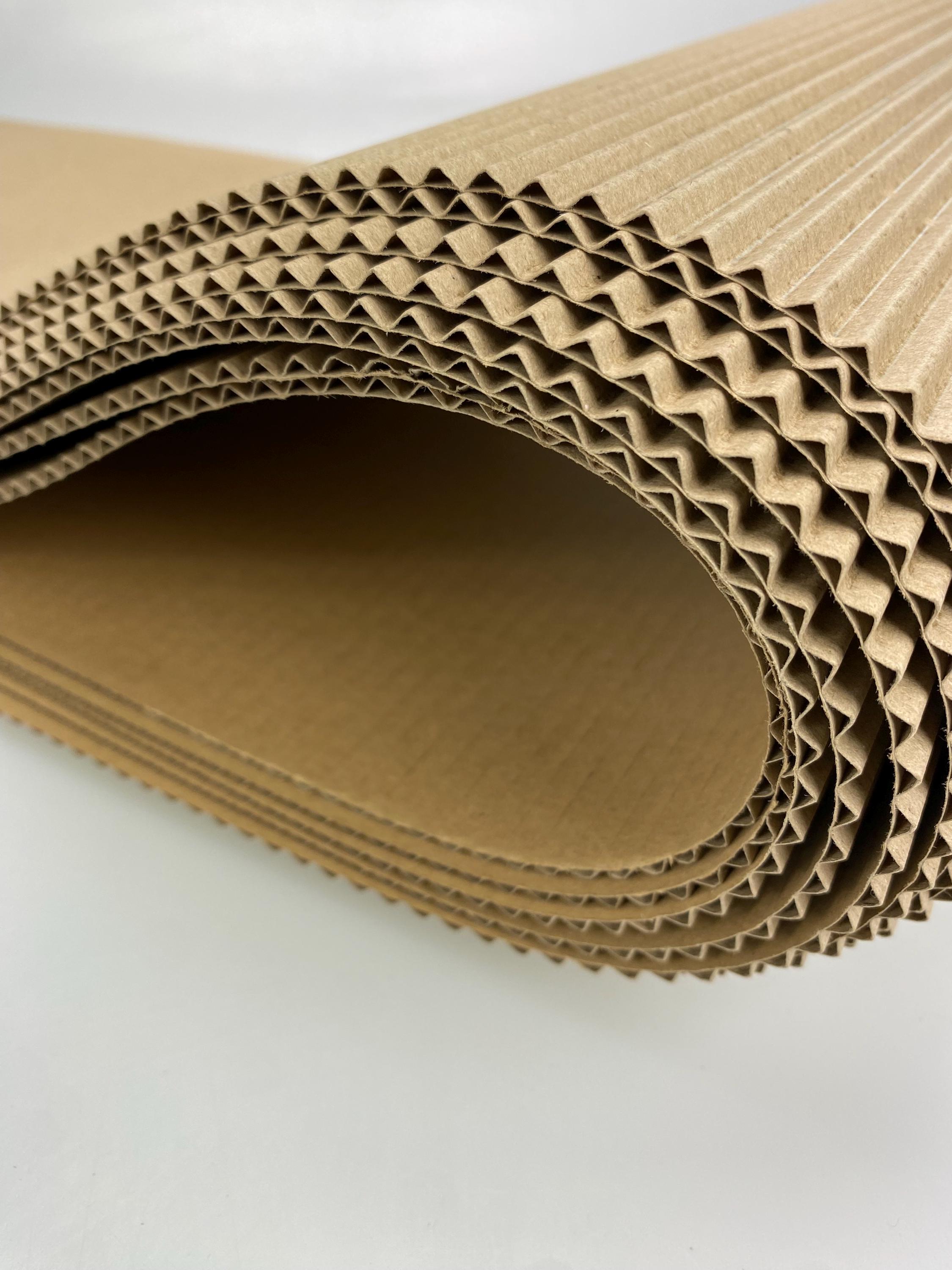 MECCANIXITY Corrugated Paper Sheets 25pcs 11.8-inch X 7.87-inch Black Cardboard For DIY Craft