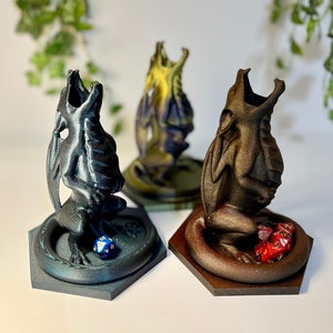 Dragon Gargoyle Dice Tower | Dungeons and Dragons | DnD Accessories