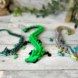 Dragon de cristal articulé