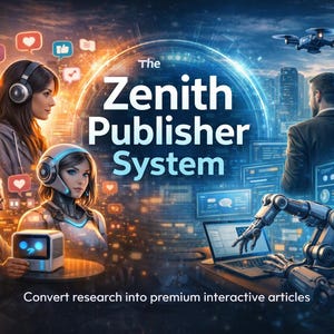 The Zenith Publisher System: AI Powered Content Workflow and HTML Generator