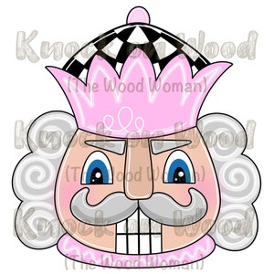 PLANTILLA Y SVG: Colgante de puerta con forma de cascanueces (solo archivos digitales)