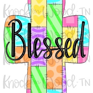 TEMPLATE & SVG: Patchwork Cross Door Hanger Template (Digital Files ONLY)