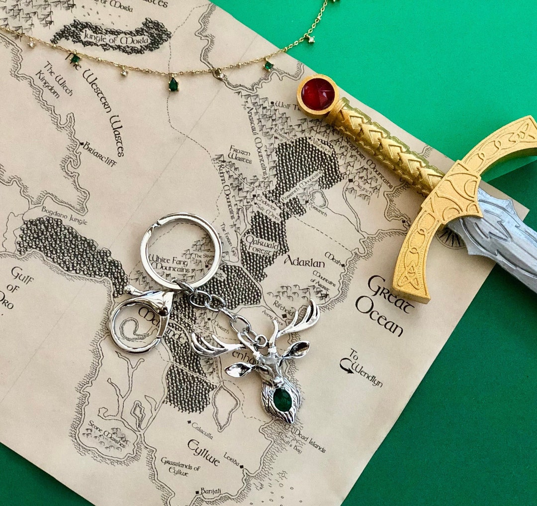 Throne of Glass Keychain Lord of the North Aelin Etsy