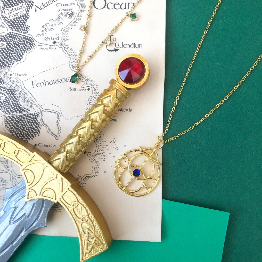 Eye of Elena Necklace From Throne of Glass Aelin - Etsy