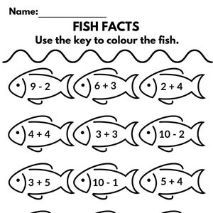 10 Printable Additition Fill in the Blanks Worksheets (Numbers 1-30) for 1st Grade-2nd Grade Math.  Colouring Activities.