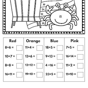 10 Printable Addition Worksheets – Fill in the Blanks Numbers 1–30 ...