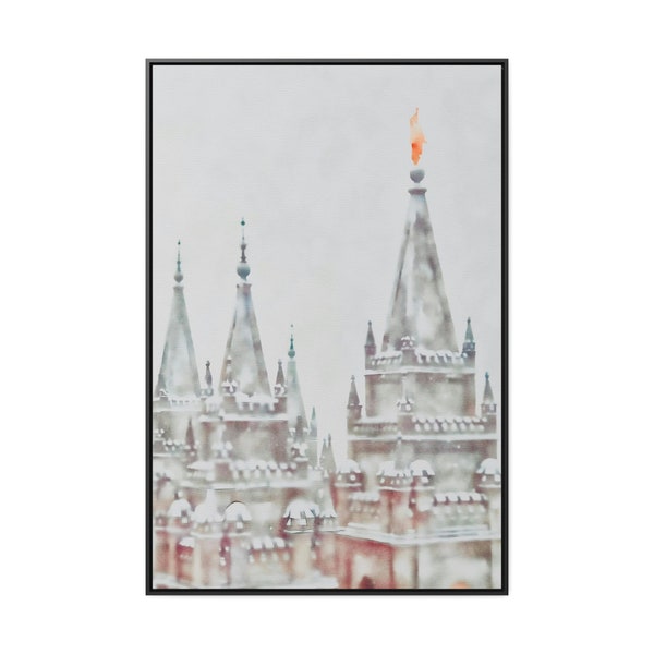 Salt Lake Temple Framed Etsy