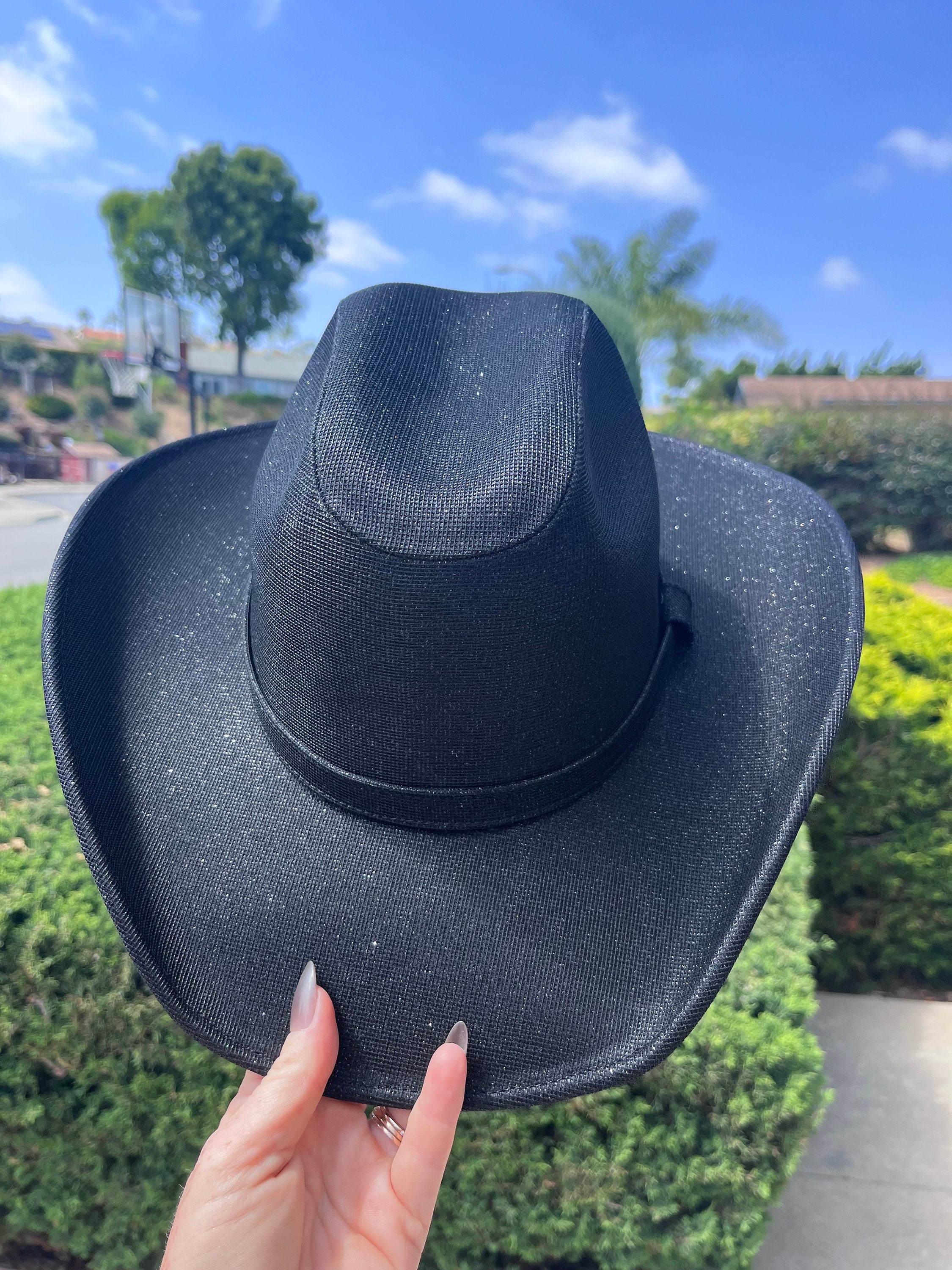 Cowboy Glitter Black Stetson Adult Hat Cowboy Glitter Black Stetson Adult Hat