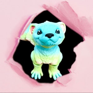 Ferret! Articulated. Fidget. DeskPet.