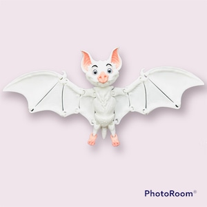 Flappy Bat &quot;Bartok&quot;. 3D Printed. Articulated. ADHD. Sensory Desk toy. FREE gift with purchase!!