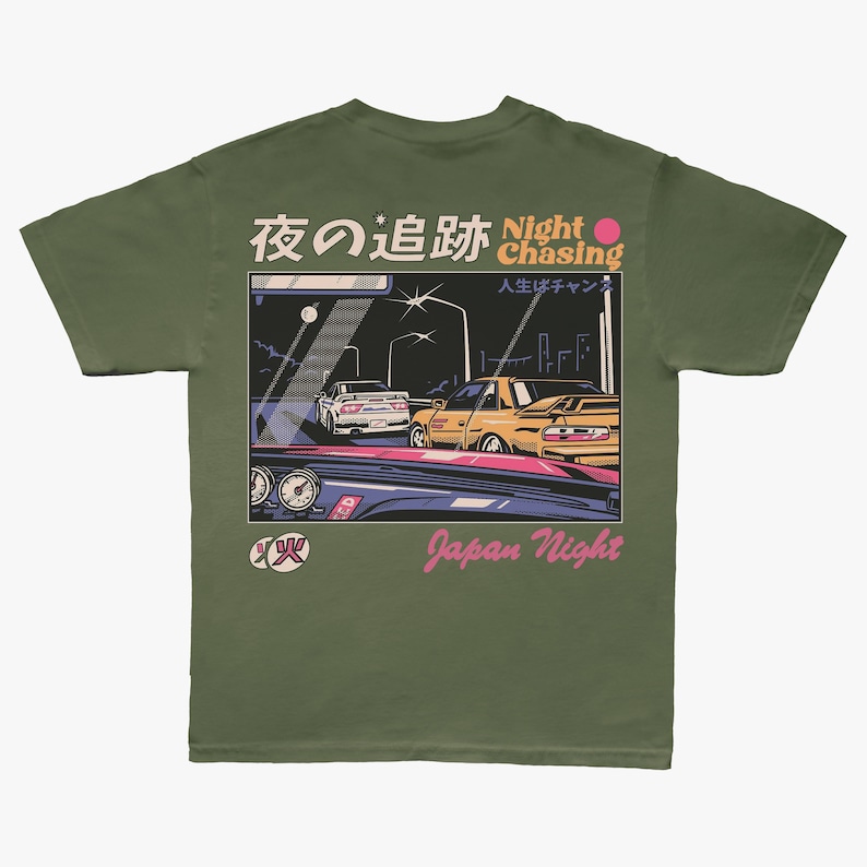 JDM shirt, Retro JDM t-shirt, jaren 90 JDM shirt, jaren 90 autoshirt afbeelding 5