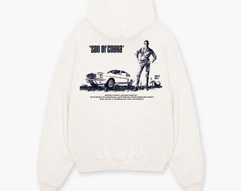 Shelby GT350 Cobra Hoodie - Klassiek Muscle Car Sweatshirt, Vintage Shelby Hoody Top, Iconische Cobra Racing Hoodie, Collector's Auto Wear