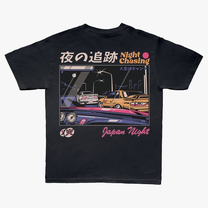 JDM shirt, Retro JDM t-shirt, jaren 90 JDM shirt, jaren 90 autoshirt afbeelding 2