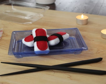 Handmade Catnip Nigiri Sushi with Nori Toy