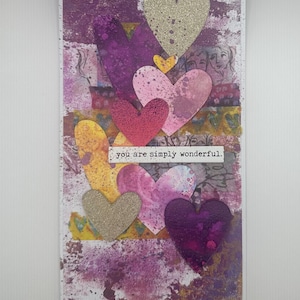 Handmade card, Handmade Birthday Card , Floral Birthday card