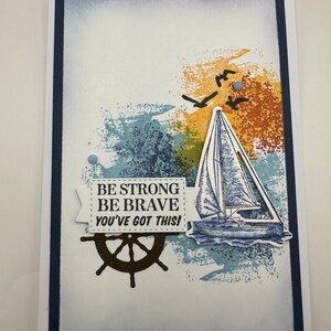 Handmade card, Stamped Card , Well Wishes