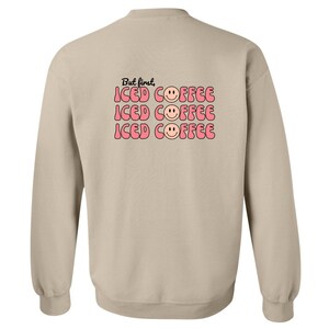 But First Coffee Crew Neck Graphic Sweater, Graphic Sweater, Coffee