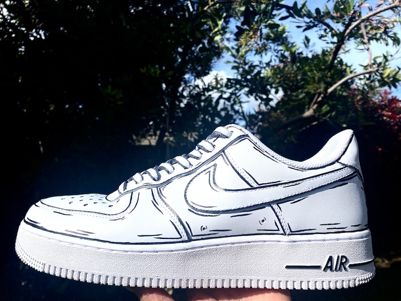 custom cartoon af1