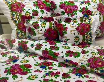 MAPOLOGNE - Linge de lit 160X200 imprimé polonais en 100% coton