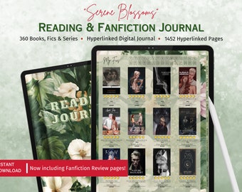 Botanical Reading & Fanfiction Journal: GoodNotes Compatible (Digital Download)