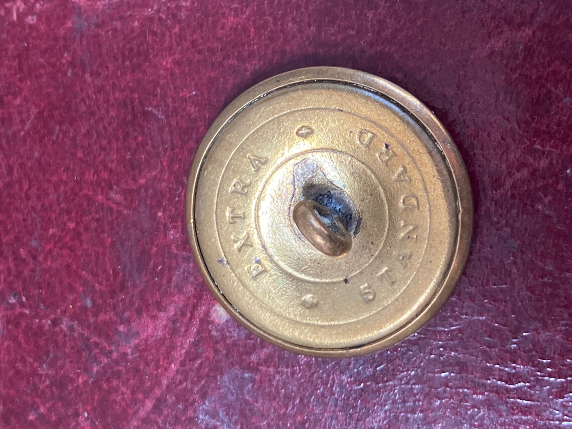 Vintage Brass Button, Brass Floral Button, Sewing Button Gift, Retro ...