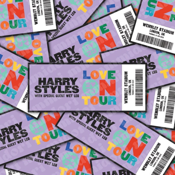 Love on Tour 2023 - Harry Styles Gedenkkarte - Digitaler Download - bitte vor dem Kauf die Beschreibung lesen