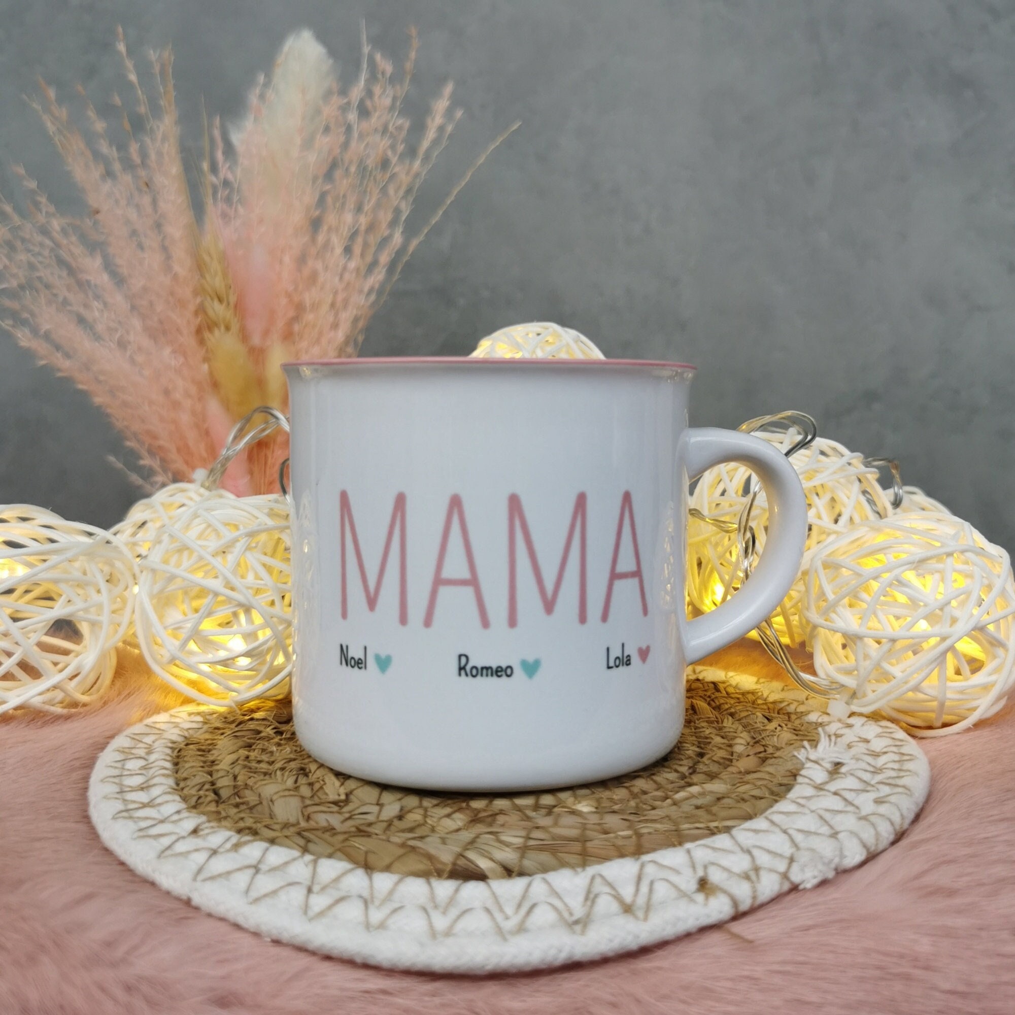 Tazza in Ceramica per La Mamma #mumlife Maxi Tazza Colazione Bianca E Oro  Idea Regalo Mamma E Neomamma Festa Compleanno 