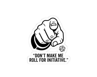 Roll for Initiative Sticker | NYC bodega vibes, Y2K Spanglish, varsity cherries
