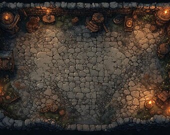 TTRPG Battle Map storage room